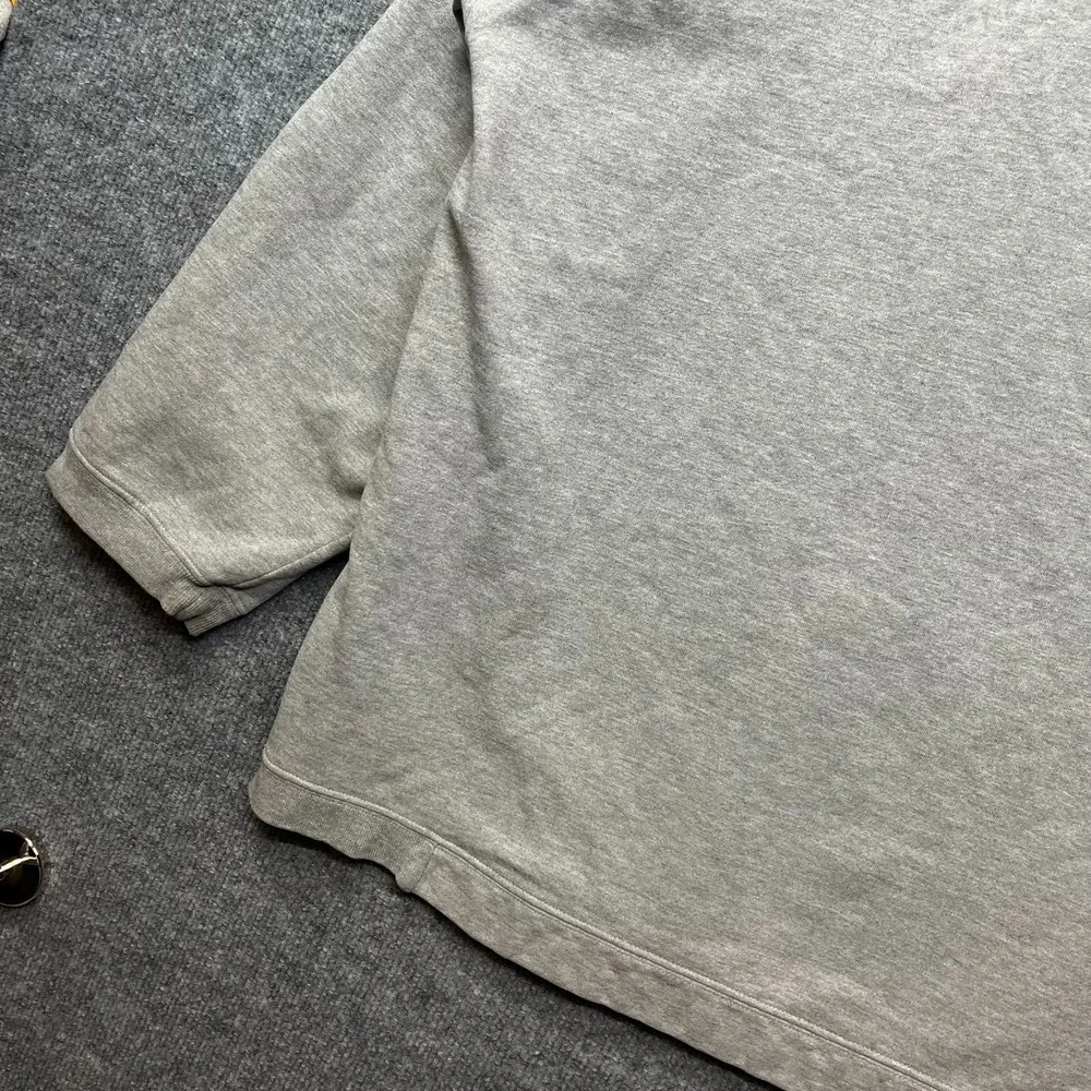 Jordan Fleece‎ Hoodie Men's 2XL Gray Long Sleeve Pullover Sports Y2K USA Made
